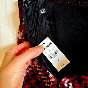 Plaid min skirt